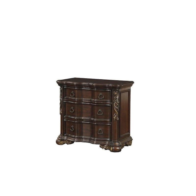 Ensemble de chambre à coucher traditionnel Helmer 6 pièces en merisier Highlands