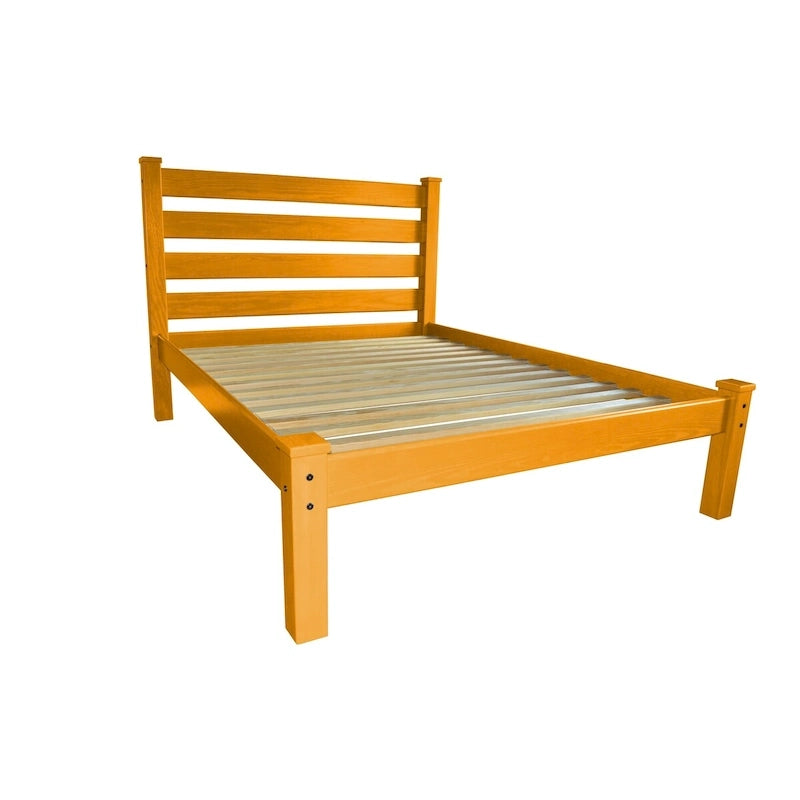 Lit plateforme Queen en pin massif non fini Homestead