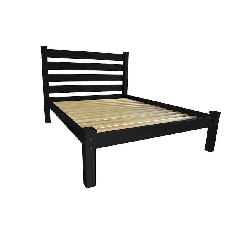 Lit plateforme Queen en pin massif non fini Homestead