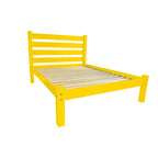 Lit plateforme Queen en pin massif non fini Homestead