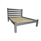Lit plateforme Queen en pin massif non fini Homestead