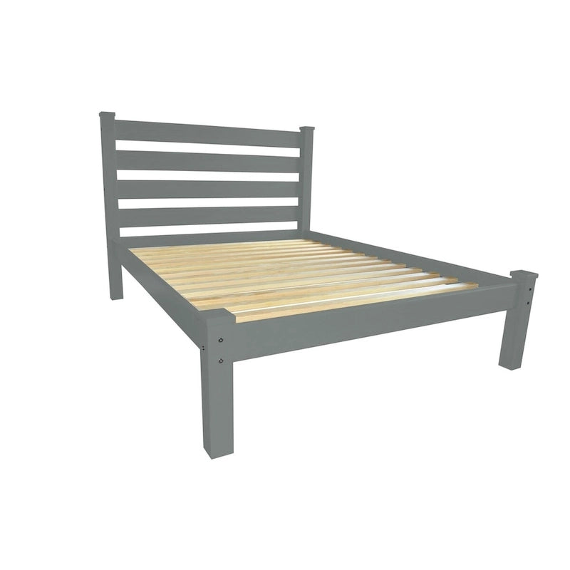 Lit plateforme Queen en pin massif non fini Homestead