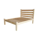 Lit plateforme Queen en pin massif non fini Homestead
