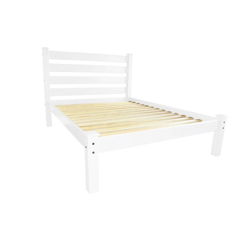 Lit plateforme Queen en pin massif non fini Homestead