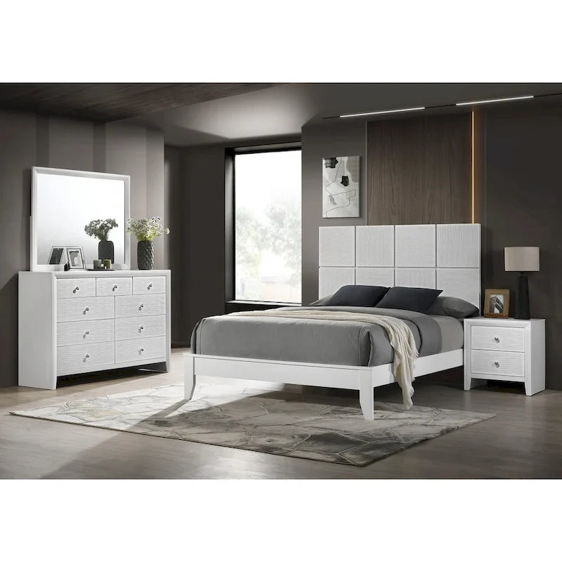 Chambre à coucher Sim 4 pièces avec panneaux blancs