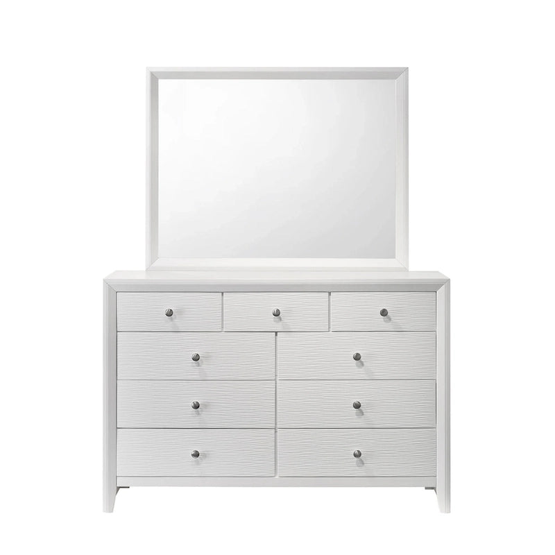 Chambre à coucher Sim 4 pièces avec panneaux blancs