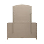 Avalon Burnished Beige Oak King Panel Storage Bed Bedroom Set