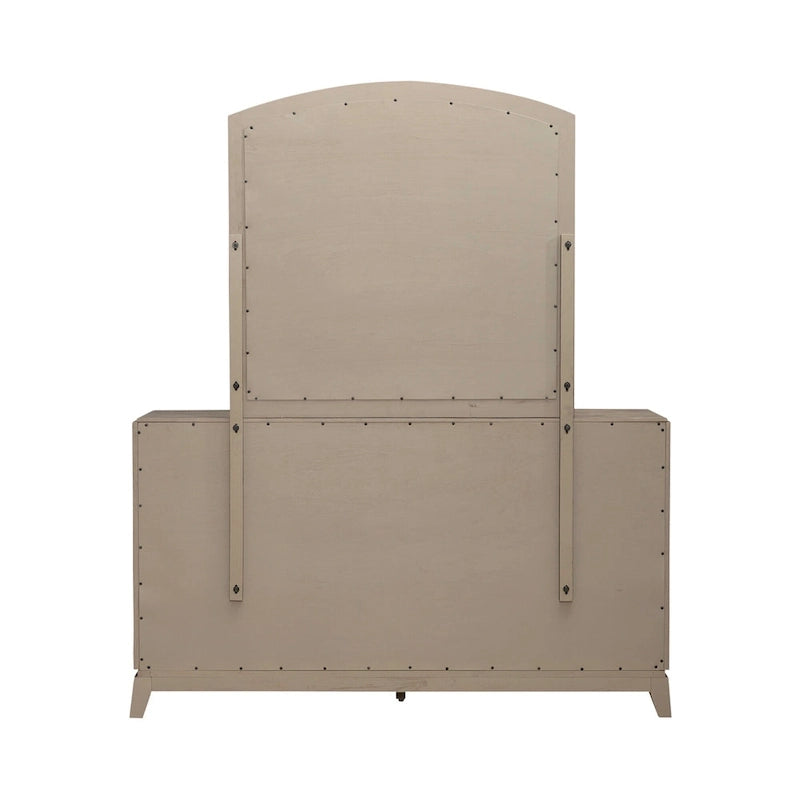 Avalon Burnished Beige Oak King Panel Storage Bed Bedroom Set