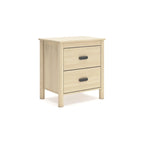Tête de lit à panneaux, commode et table de chevet Cabinella Tan de Signature Design by Ashley
