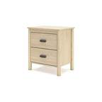 Tête de lit à panneaux, commode et table de chevet Cabinella Tan de Signature Design by Ashley