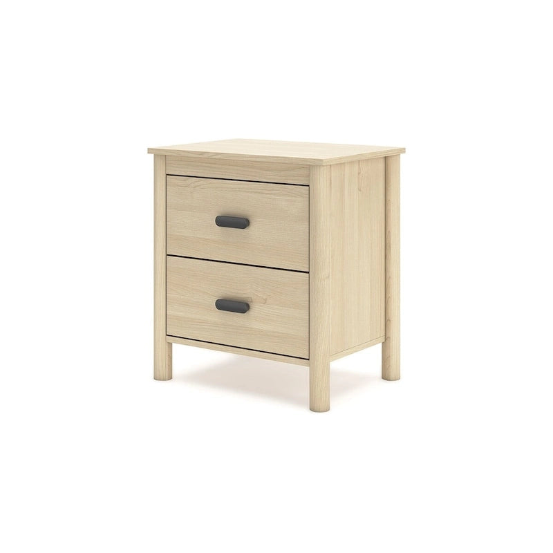 Tête de lit à panneaux, commode et table de chevet Cabinella Tan de Signature Design by Ashley