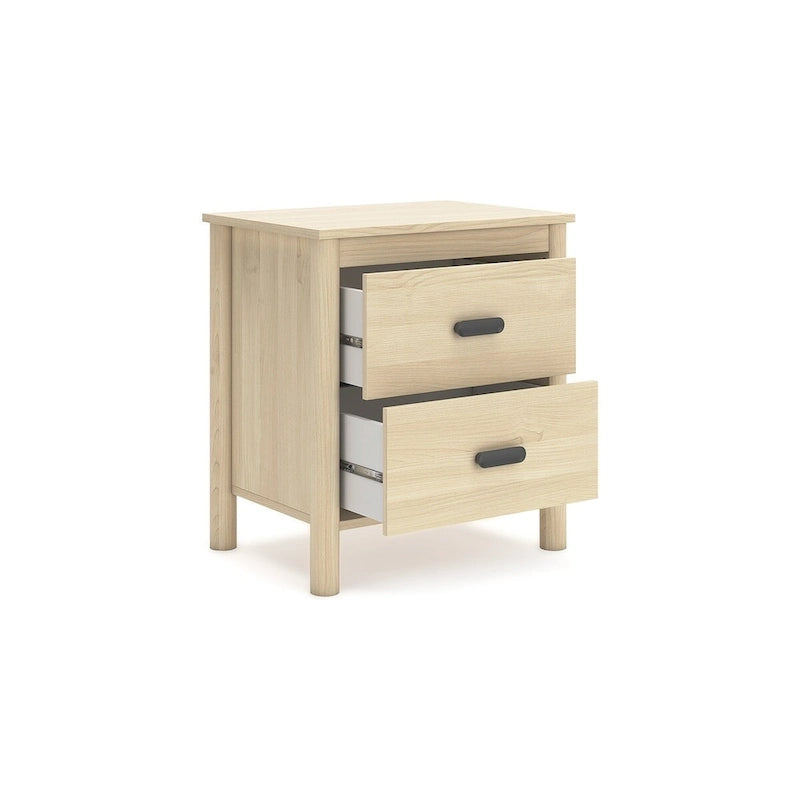 Tête de lit à panneaux, commode et table de chevet Cabinella Tan de Signature Design by Ashley