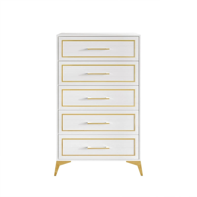 Commode contemporaine à 5 tiroirs CraftPorch
