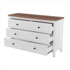 3-Pieces Bedroom Sets Queen Size Platform Bed with Storage Nightstand and Dresser