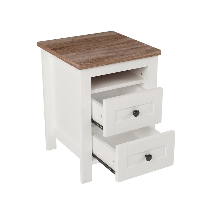 3-Pieces Bedroom Sets Queen Size Platform Bed with Storage Nightstand and Dresser