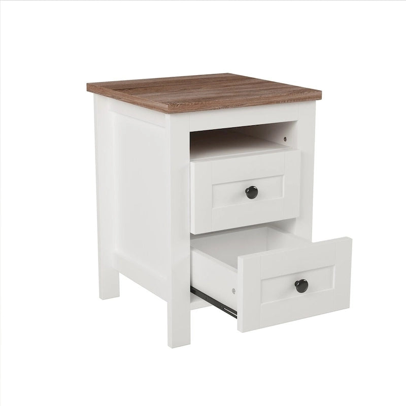 3-Pieces Bedroom Sets Queen Size Platform Bed with Storage Nightstand and Dresser