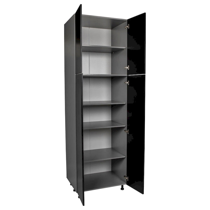 24 x 84 Utility Cabinet-Four Door-Grey - 24 x 84 x 23 3/8