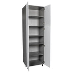 24 x 84 Utility Cabinet-Four Door-Grey - 24 x 84 x 23 3/8