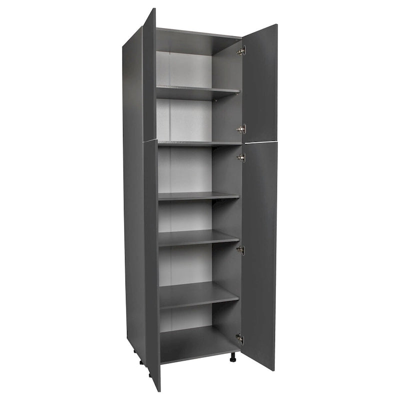 24 x 84 Utility Cabinet-Four Door-Grey - 24 x 84 x 23 3/8