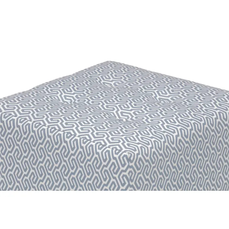 Merton Transtional Square Button Tufted Ottoman