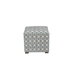 Merton Transtional Square Button Tufted Ottoman