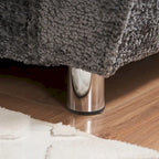 Canapé moderne 3 places avec pouf et méridienne