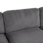 Modular Sectional Sofa with Ottoman L Shaped Corner Sectional