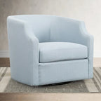 Swivel Glider Barrel Chair For Living Room