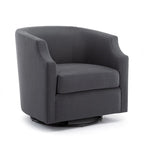 Swivel Glider Barrel Chair For Living Room