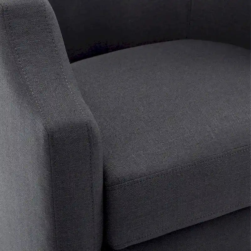 Swivel Glider Barrel Chair For Living Room