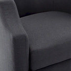 Swivel Glider Barrel Chair For Living Room