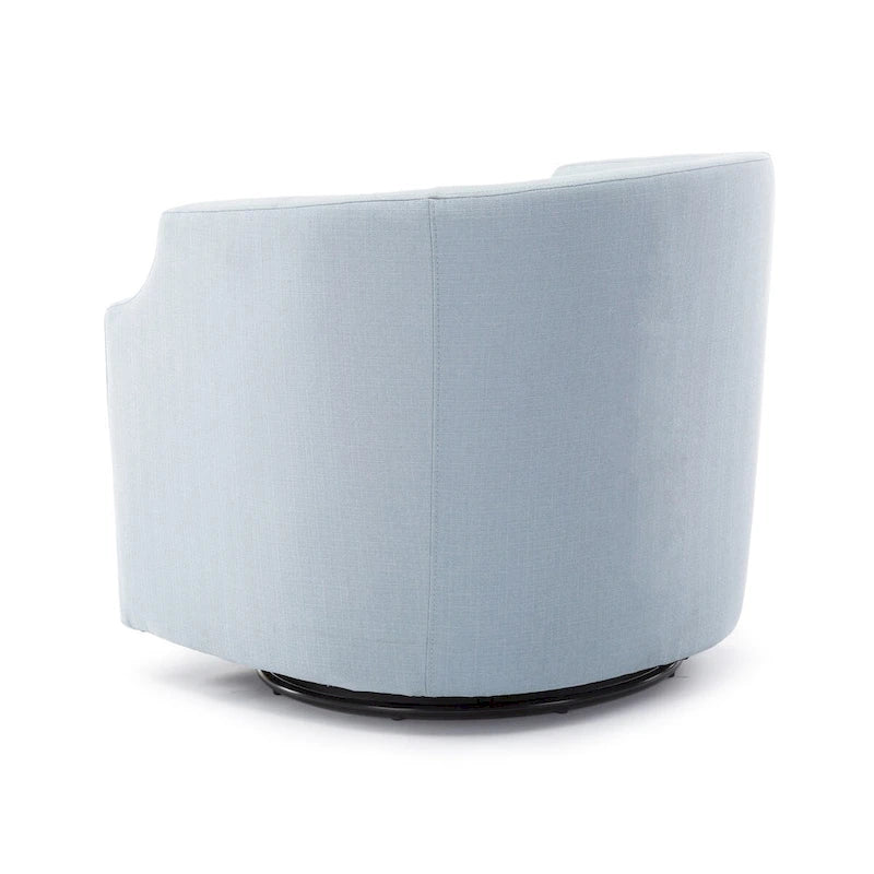 Swivel Glider Barrel Chair For Living Room