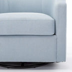 Swivel Glider Barrel Chair For Living Room