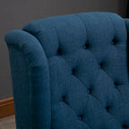 Fauteuil d'appoint à haut dossier enveloppant