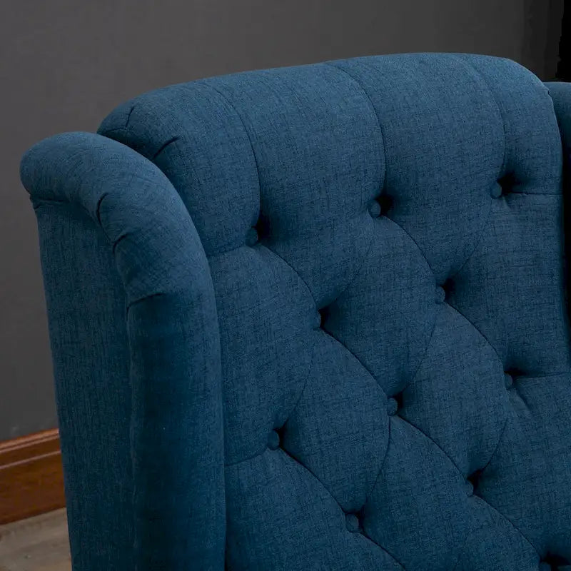Fauteuil d'appoint à haut dossier enveloppant