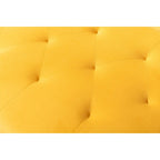 Chaise lounge chair/accent chair,Curved edges, padded with thick foam and upholstered with high-quality fabric