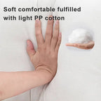 6-seat U-shaped Sectional Sofa, Sleeper Sectional with Waist Pillows for Living Room, Apartment