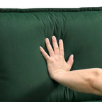 6-seat U-shaped Sectional Sofa, Sleeper Sectional with Waist Pillows for Living Room, Apartment