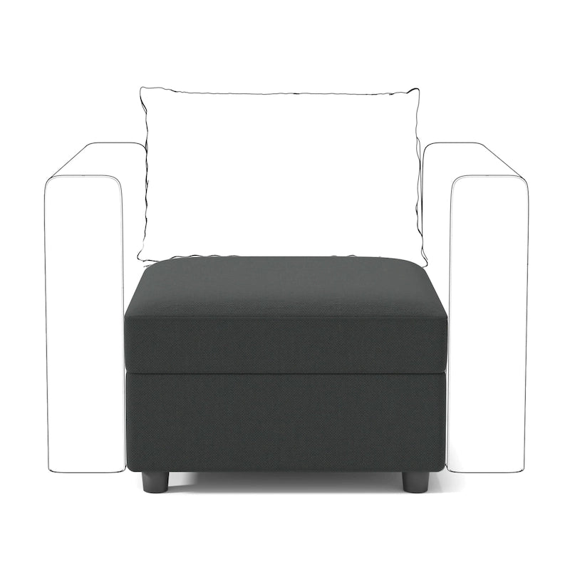Canapé modulaire Sectionnel moderne Canapé de rangement avec épissage libre pour Ensemble de meubles de salon