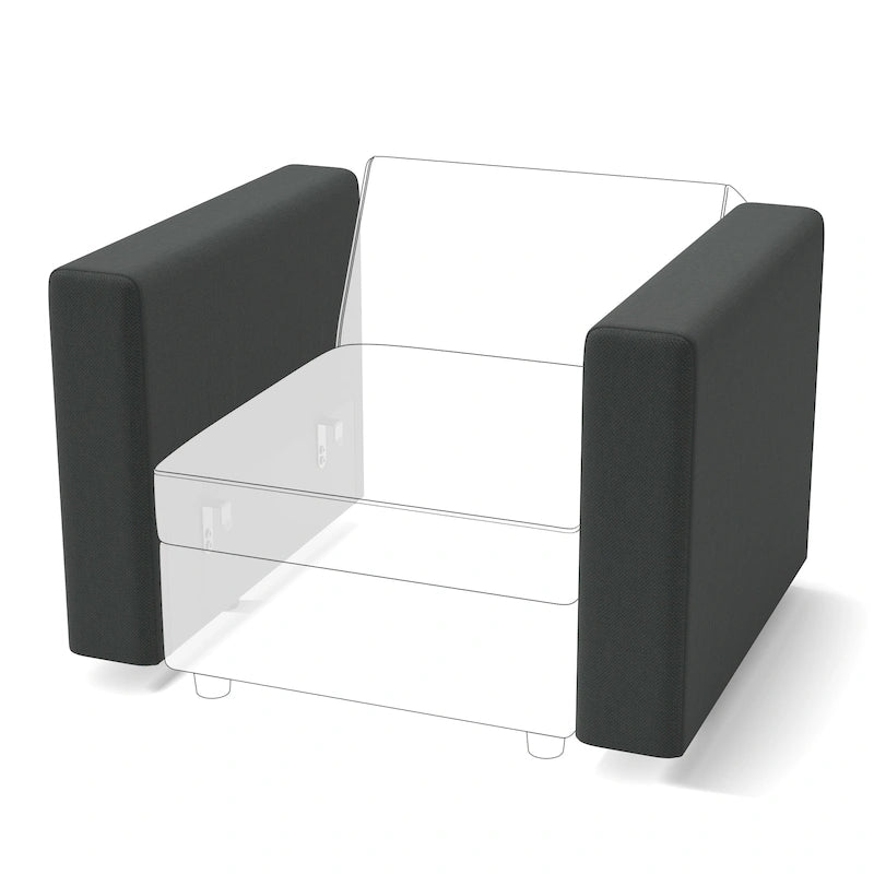 Canapé modulaire Sectionnel moderne Canapé de rangement avec épissage libre pour Ensemble de meubles de salon