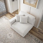 Modern Modular Sectional Sofa Corduroy Chaise Lounges