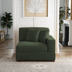 Modern Modular Sectional Sofa Corduroy Chaise Lounges