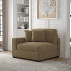 Modern Modular Sectional Sofa Corduroy Chaise Lounges