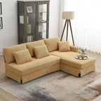 L-shaped Sofa Couch Bed Modern Reversible Sectional Sofa with Storage Chaise for Living Room