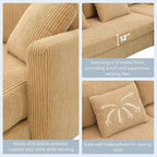 L-shaped Sofa Couch Bed Modern Reversible Sectional Sofa with Storage Chaise for Living Room