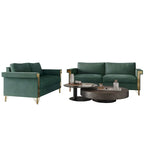 CraftPorch Glam Velvet Upholstered 2-Piece Living Room Set