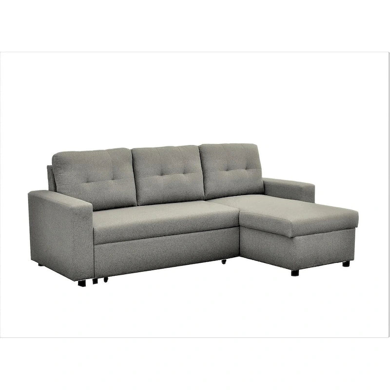 Canapé-lit sectionnel convertible en L US Pride Furniture 79,92 pouces - Meuble d'appartement élégant