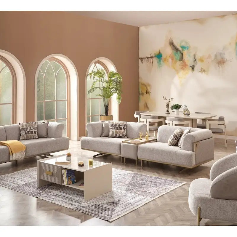 Uruguay 3-piece Living room Set 1 Module Sofa & 2 Chair