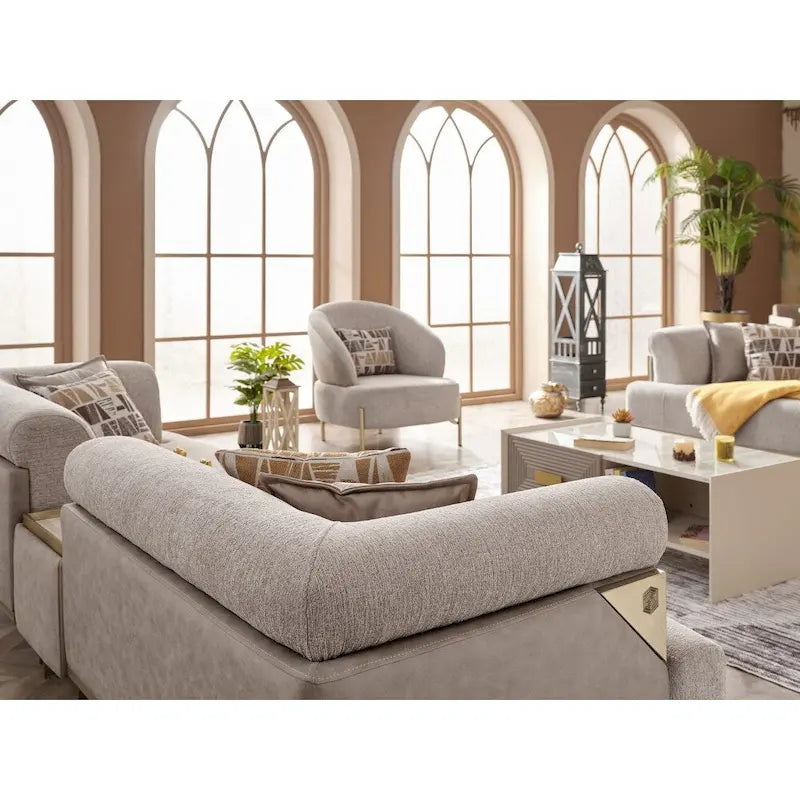 Uruguay 3-piece Living room Set 1 Module Sofa & 2 Chair