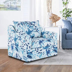 New Classic Furniture Anatasia Pillow Back Swivel Chair, Made in USA